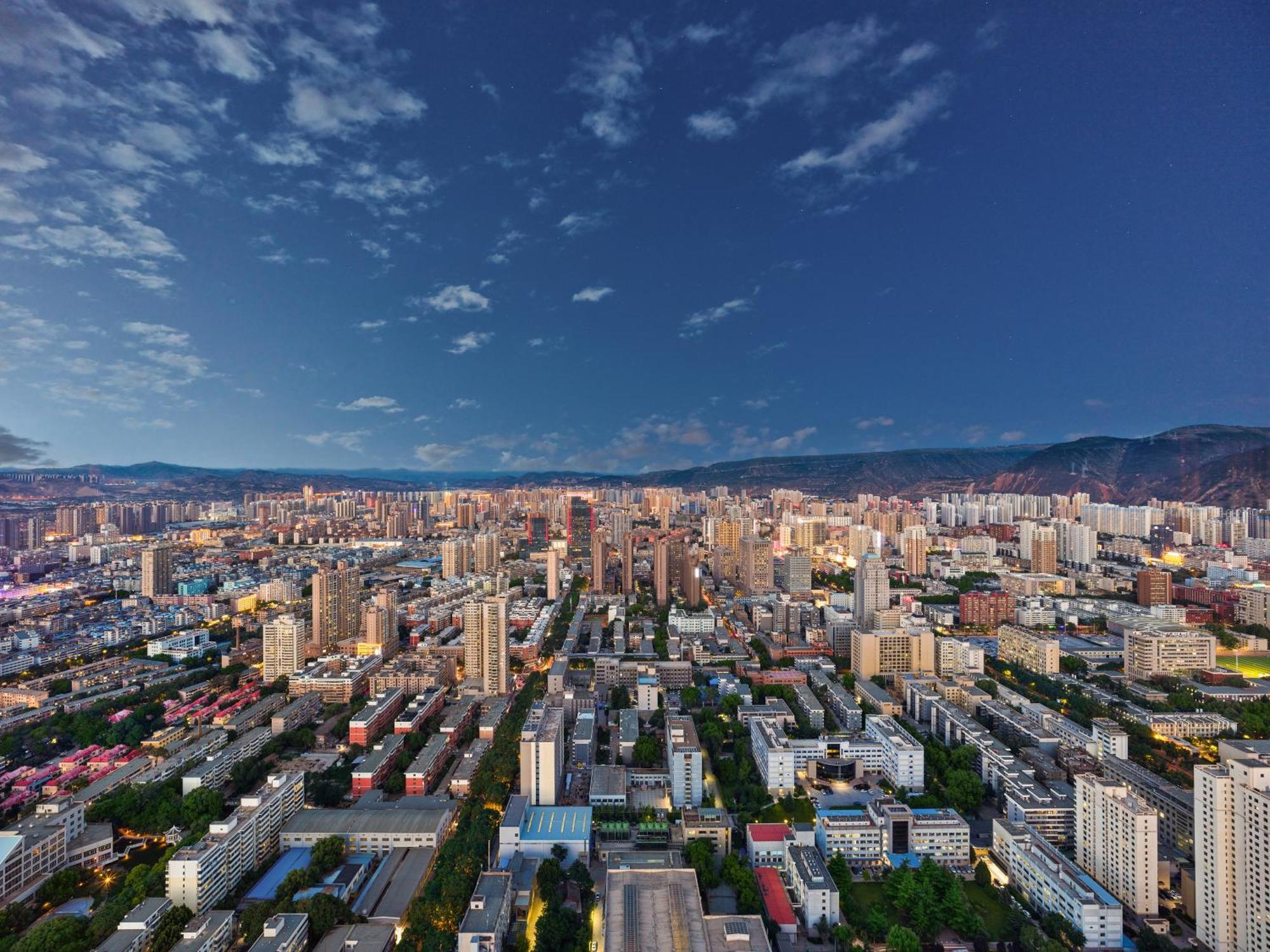 Hilton Lanzhou City Center Exteriér fotografie