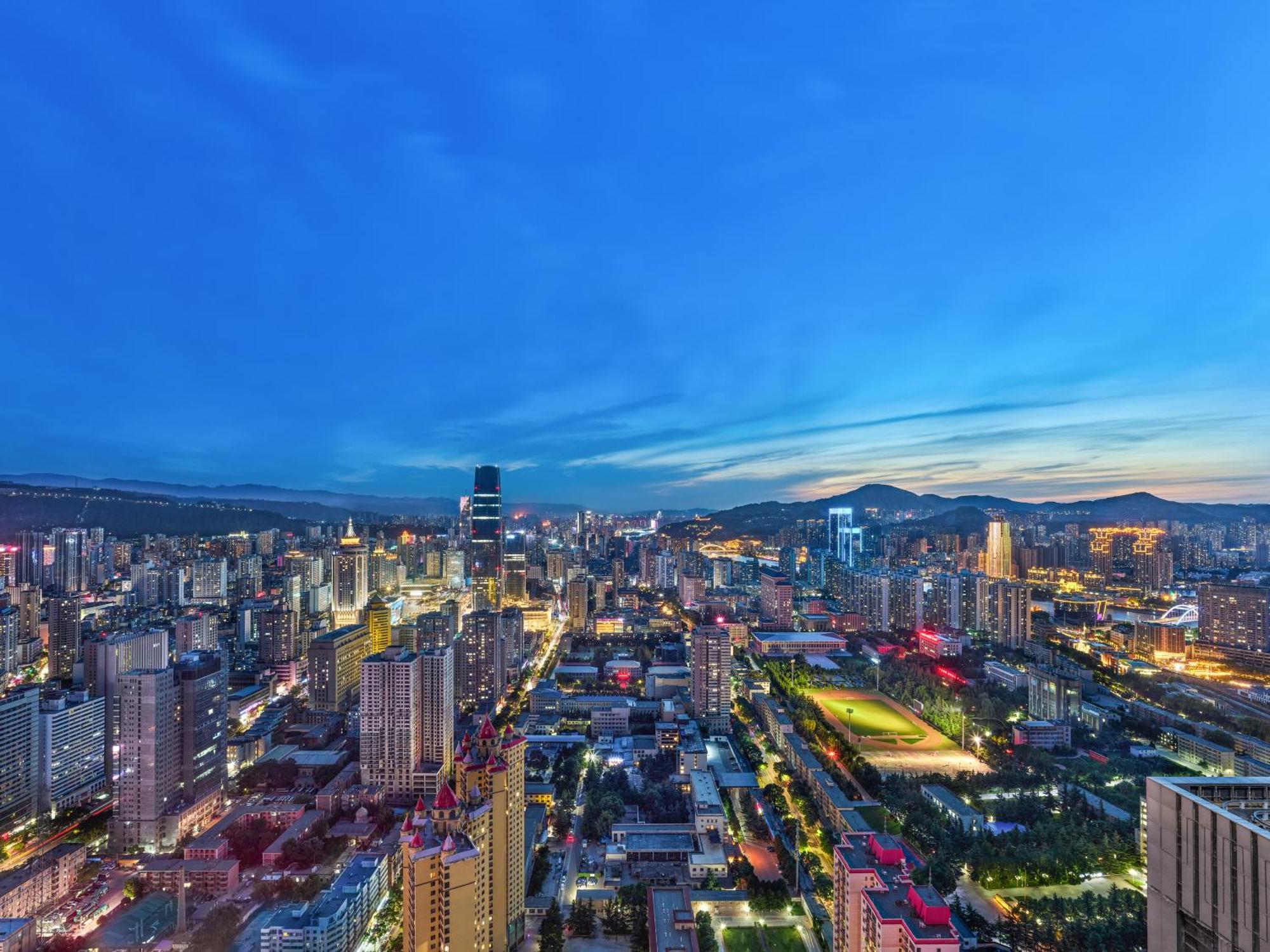 Hilton Lanzhou City Center Exteriér fotografie